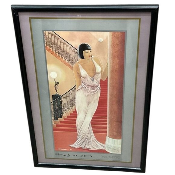 Framed Poster Print of “Intermezzo” by Muramasa Kudo Large 38 1/4” x 26” - Picture 1 of 9